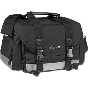 Canon Black and Gray Messenger Bag